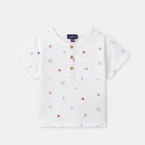 T-shirt per Bambino con stampa marina e animali