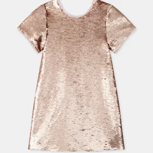Abito a Paillettes Rosa per Ragazza
