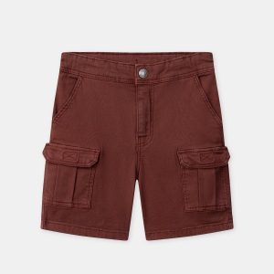 Bermuda bordeaux per bambino