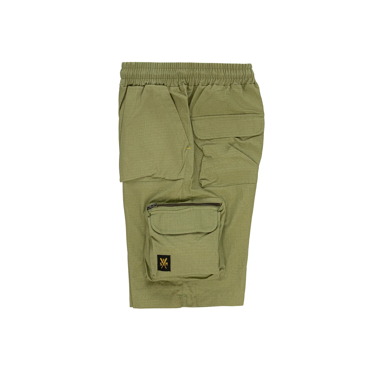 "RETROFUTURE CARGO" Ripstop Cargo Short Military Green - immagine 6