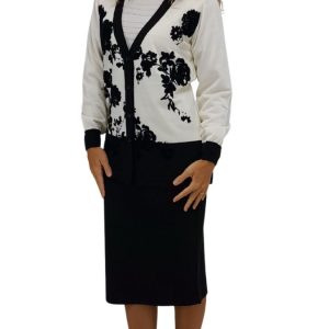 Cardigan lavorazione flock