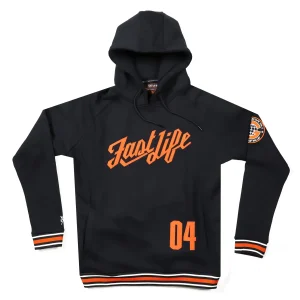 "5OM x FAST LIFE" Hoodie black