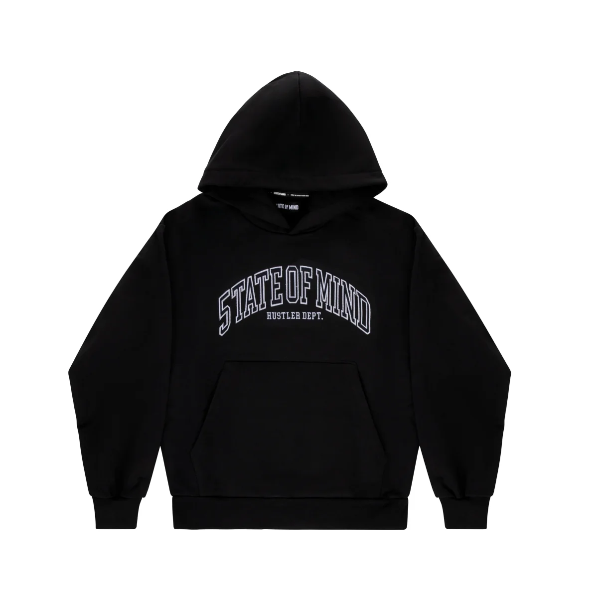 "HUSTLER FAST PRO" by Guè Hoodie Black - immagine 3