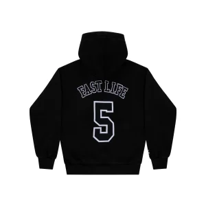"HUSTLER FAST PRO" by Guè Hoodie Black