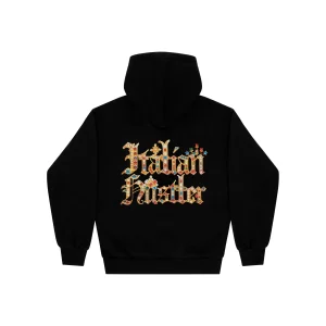 "HUSTLER BLING" by Guè Hoodie Black